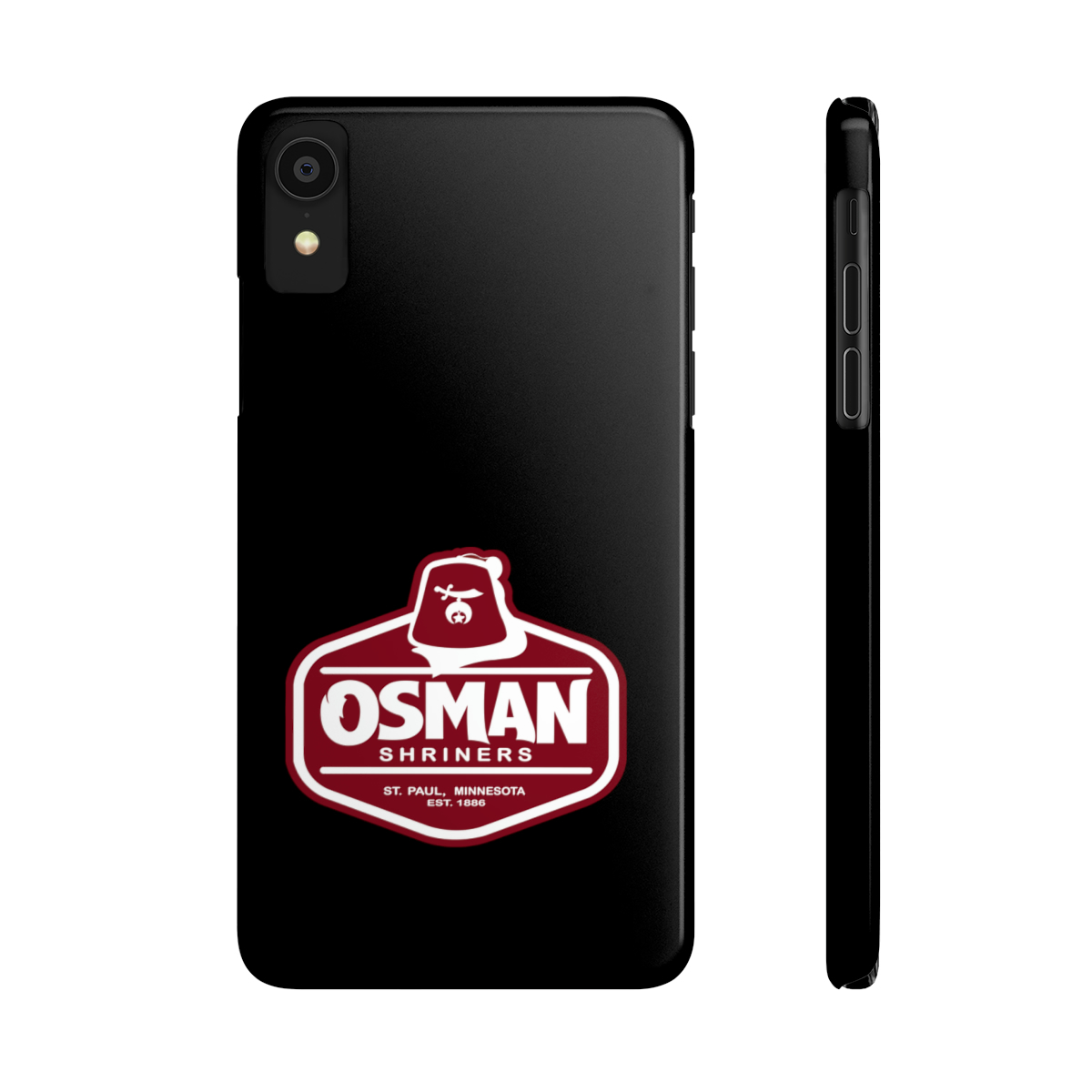 Osman Shrine Slim Phone Case Black - Image 12