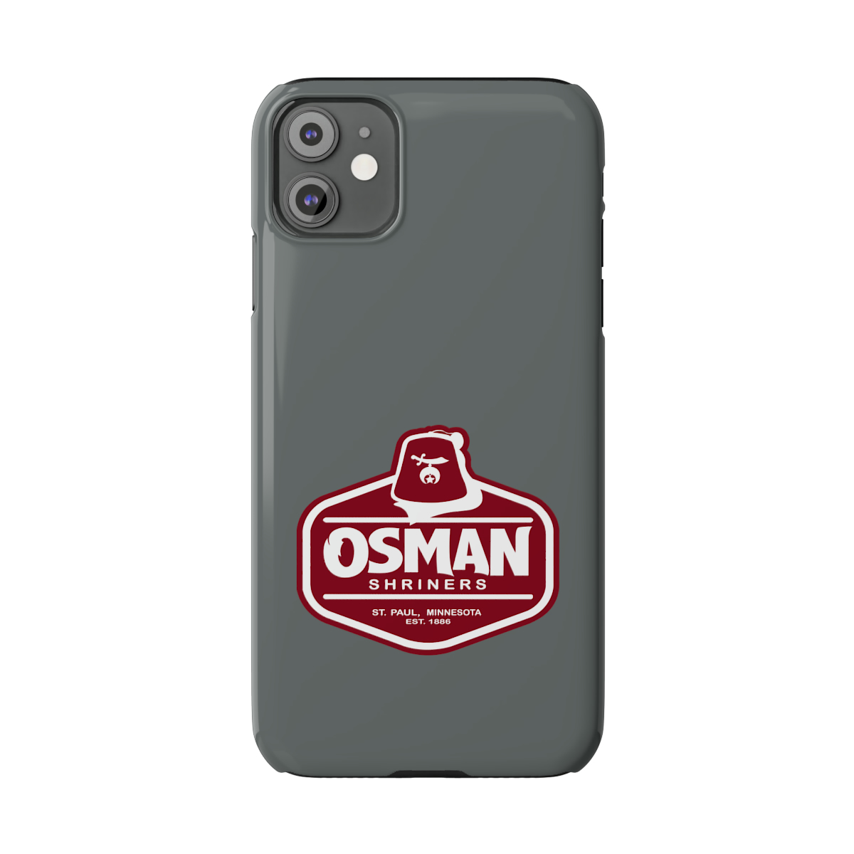 Osman Shrine Slim Phone Case Dark Grey - Image 14