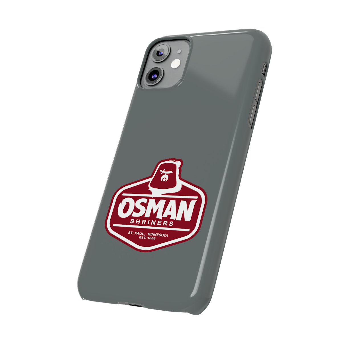 Osman Shrine Slim Phone Case Dark Grey - Image 15