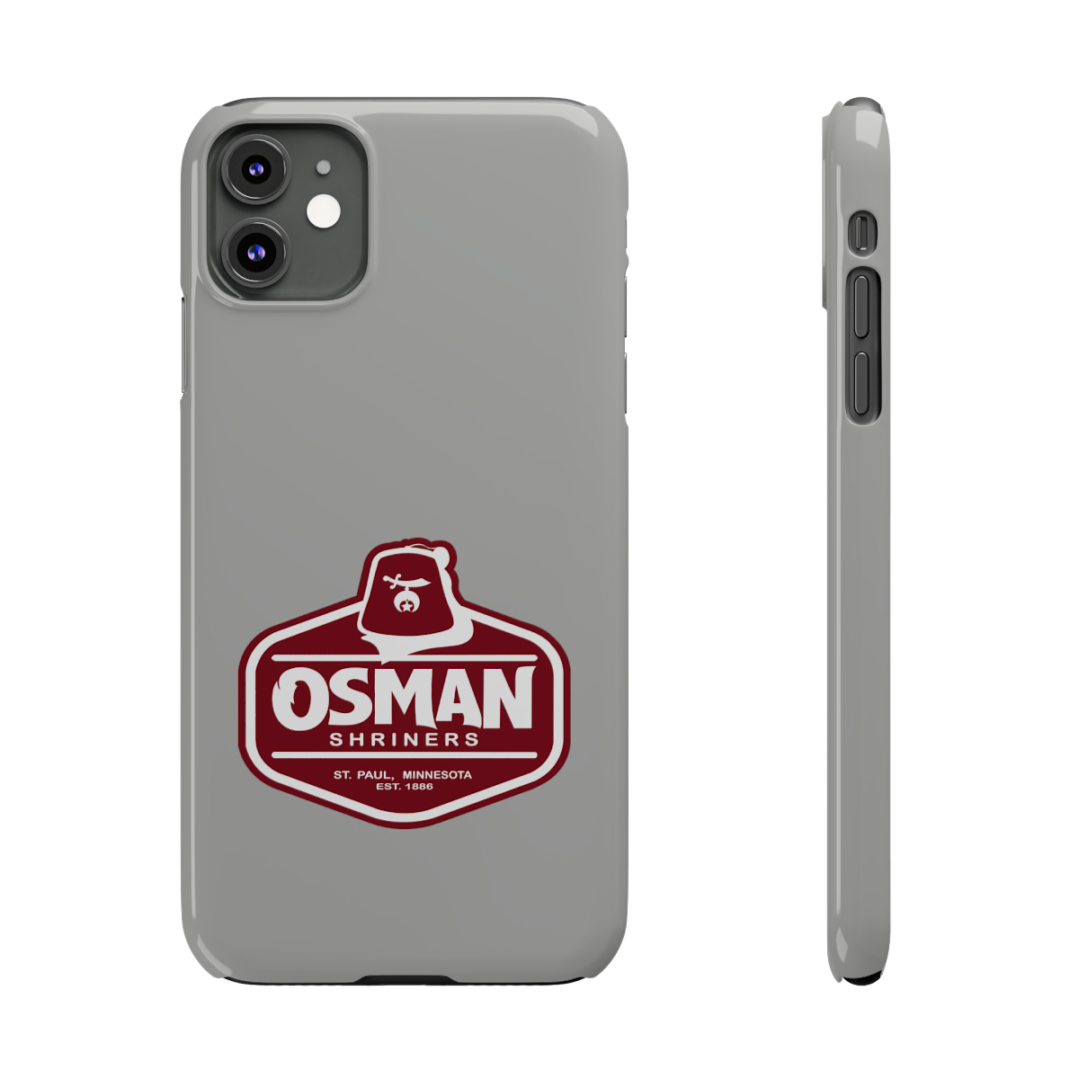 Osman Shrine Slim Phone Case Light Grey - Image 13
