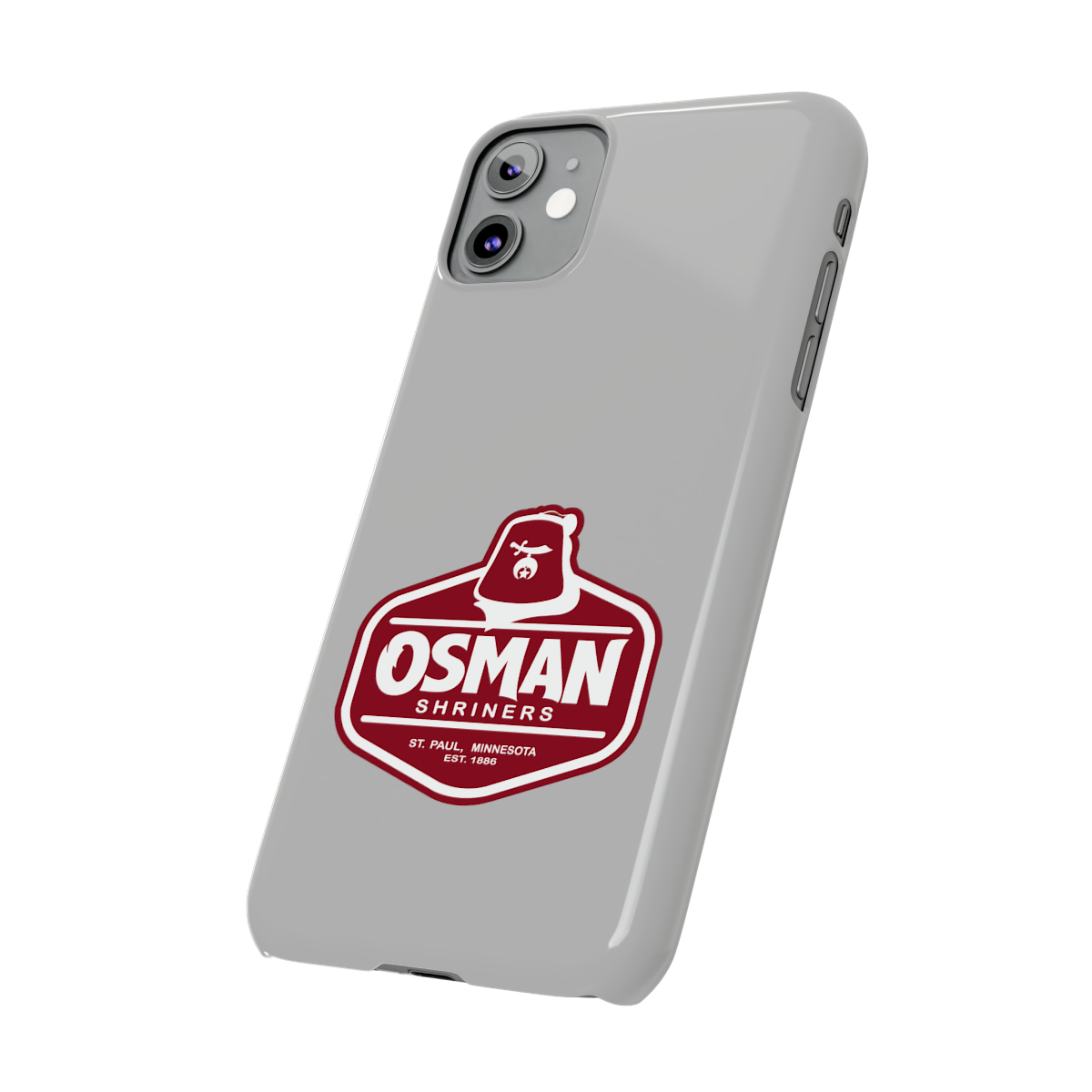 Osman Shrine Slim Phone Case Light Grey - Image 15