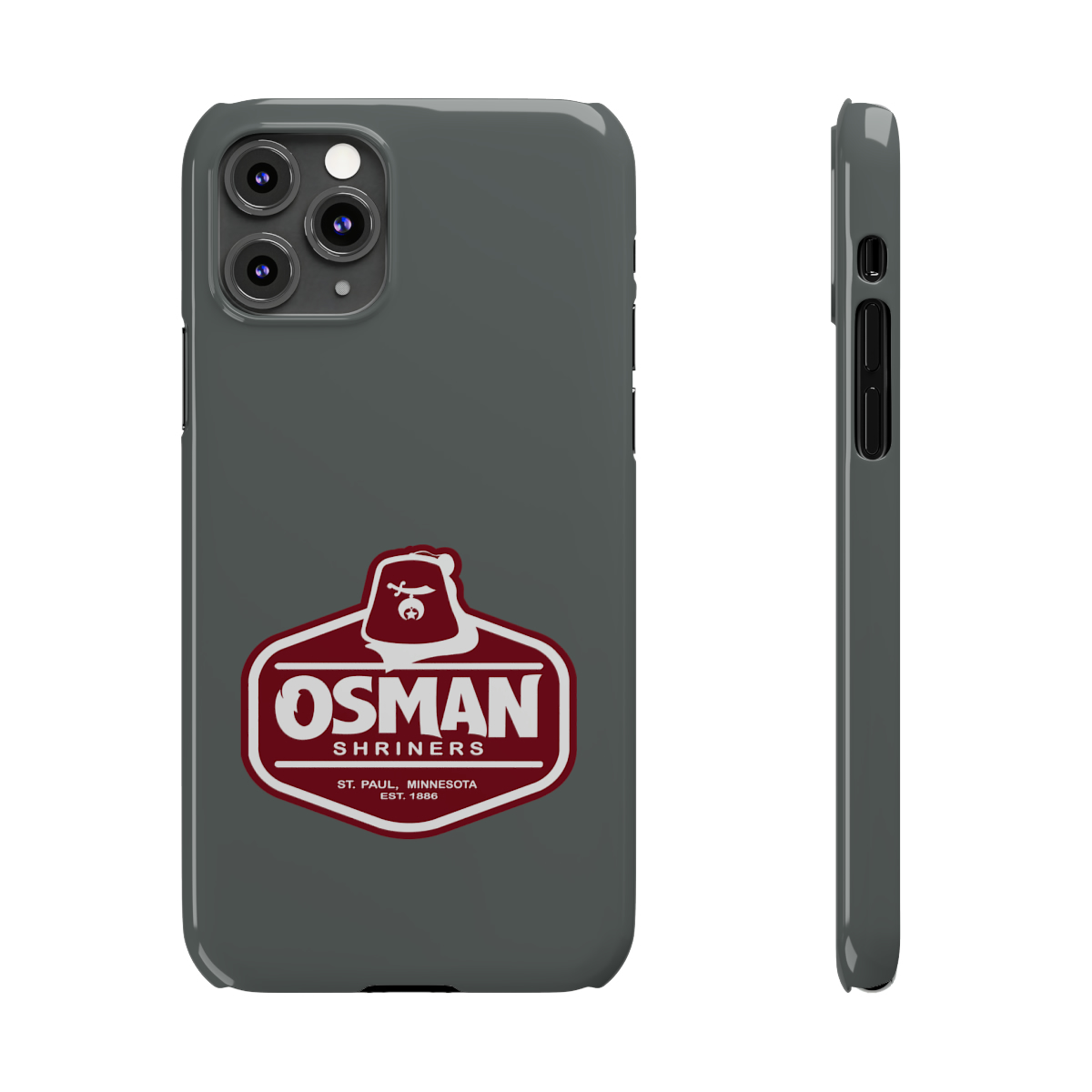 Osman Shrine Slim Phone Case Dark Grey - Image 18