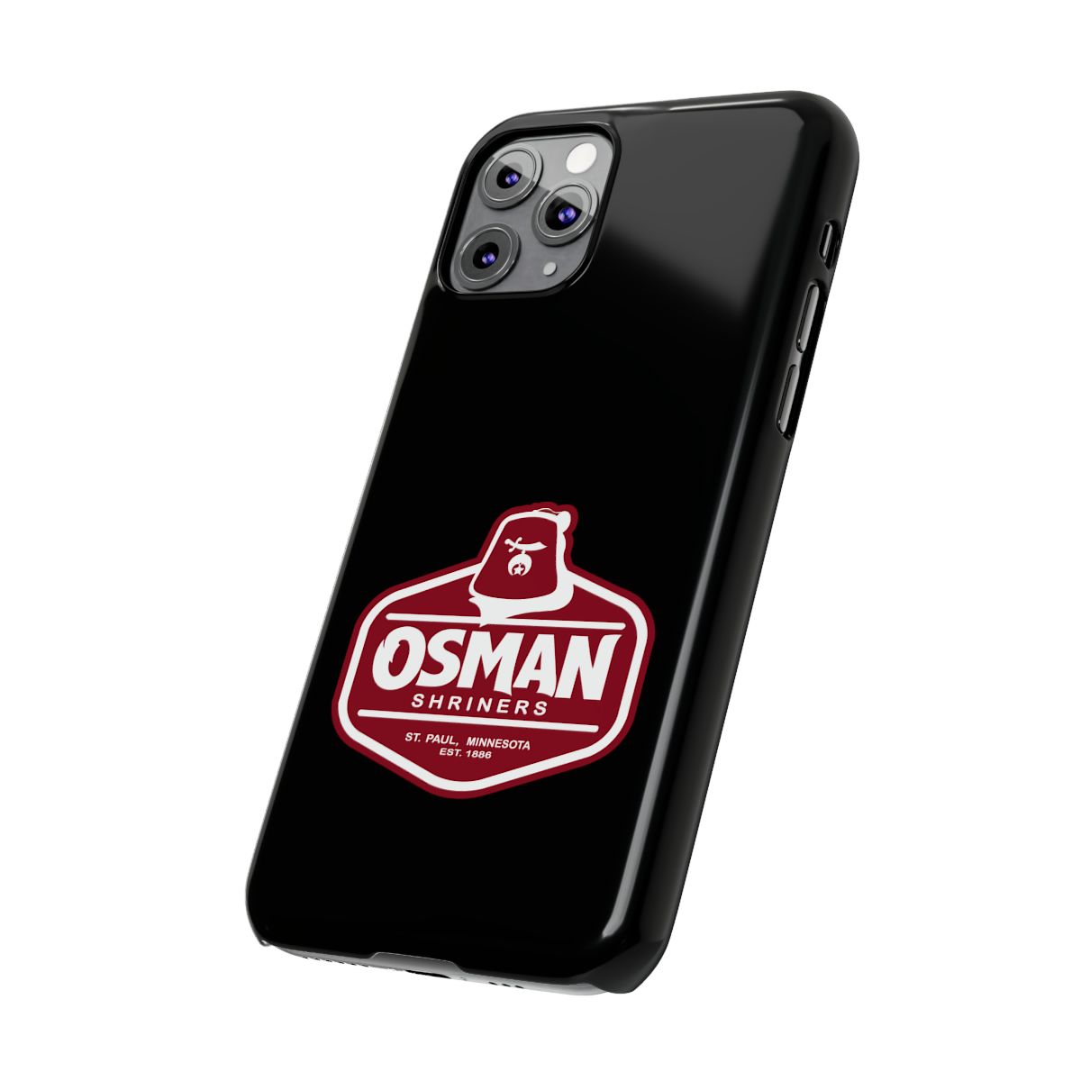Osman Shrine Slim Phone Case Black - Image 20