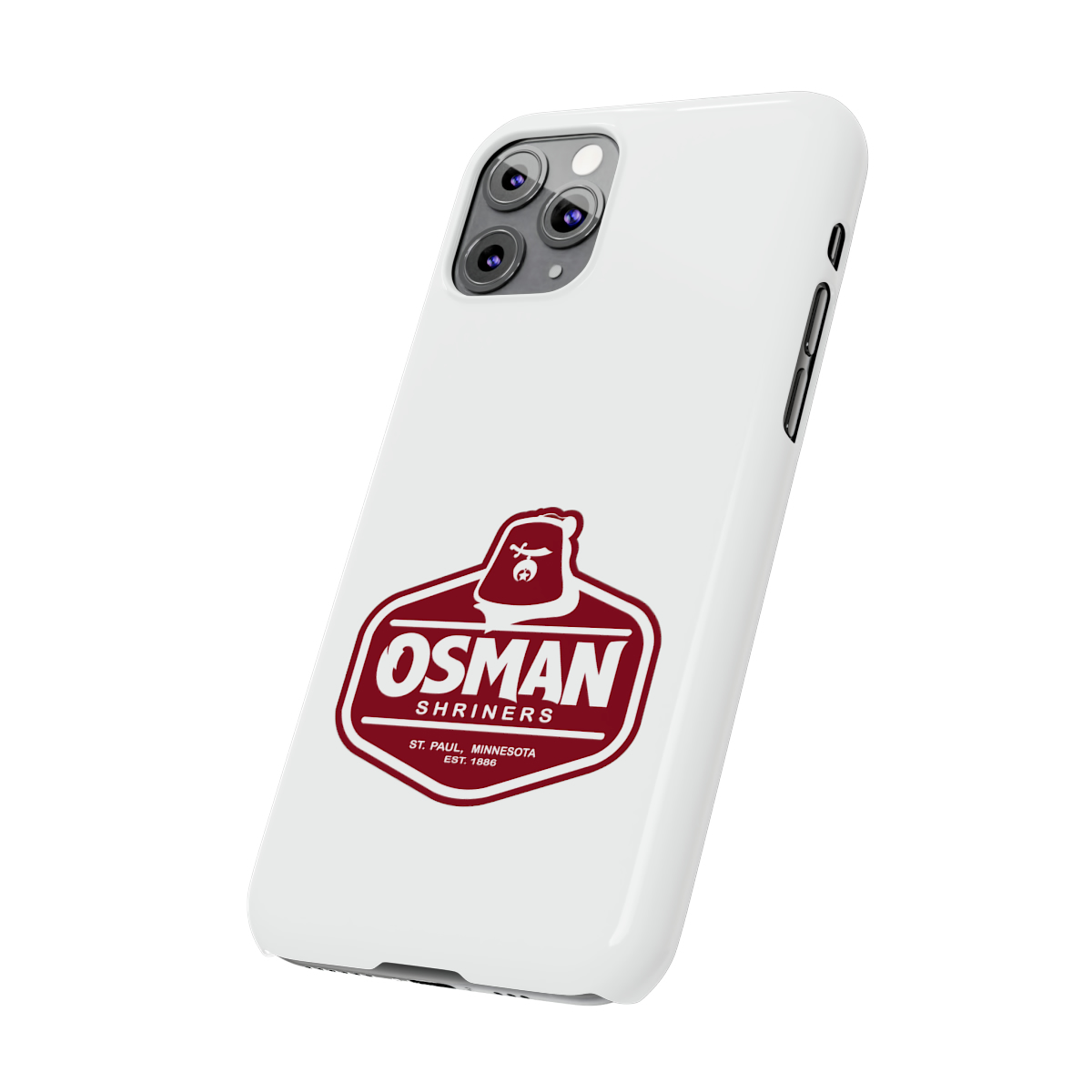 Osman Shrine Slim Phone Case White - Image 20
