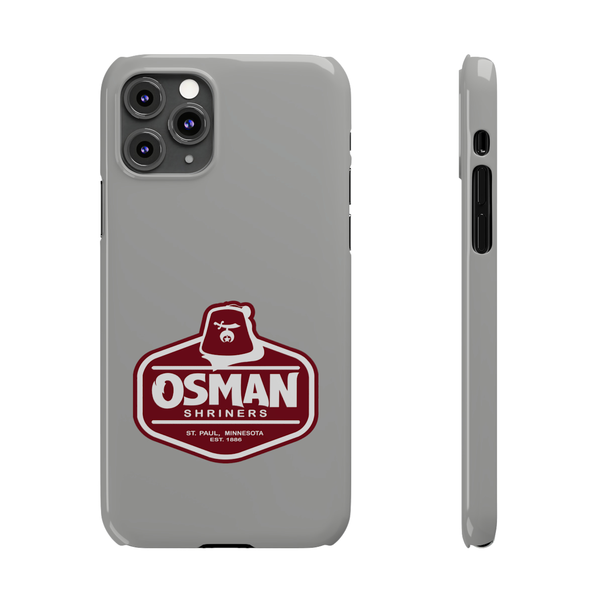 Osman Shrine Slim Phone Case Light Grey - Image 18