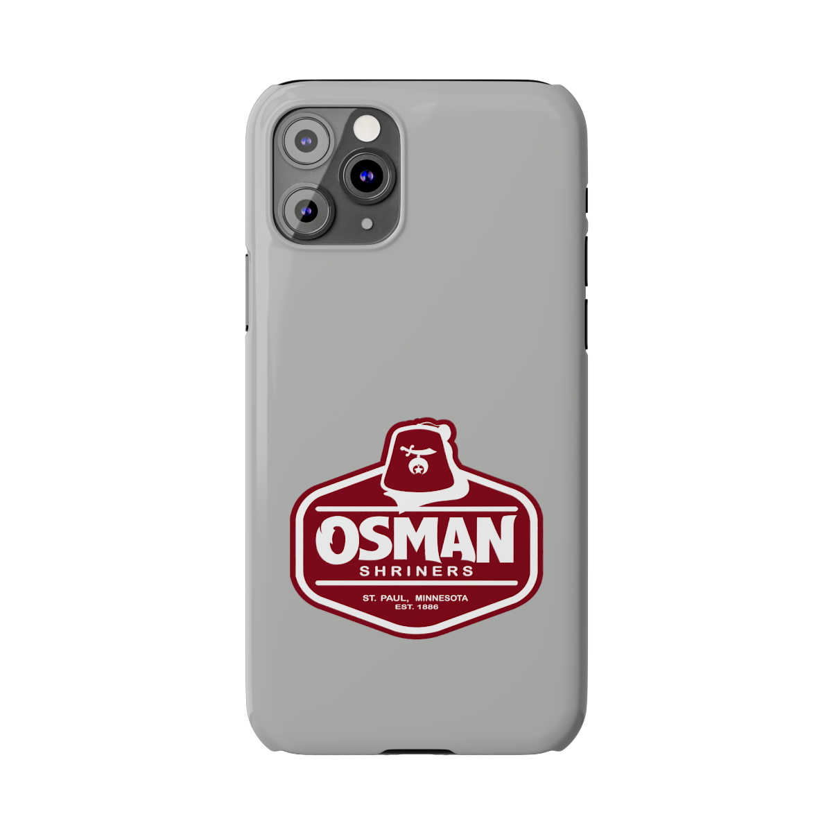 Osman Shrine Slim Phone Case Light Grey - Image 19
