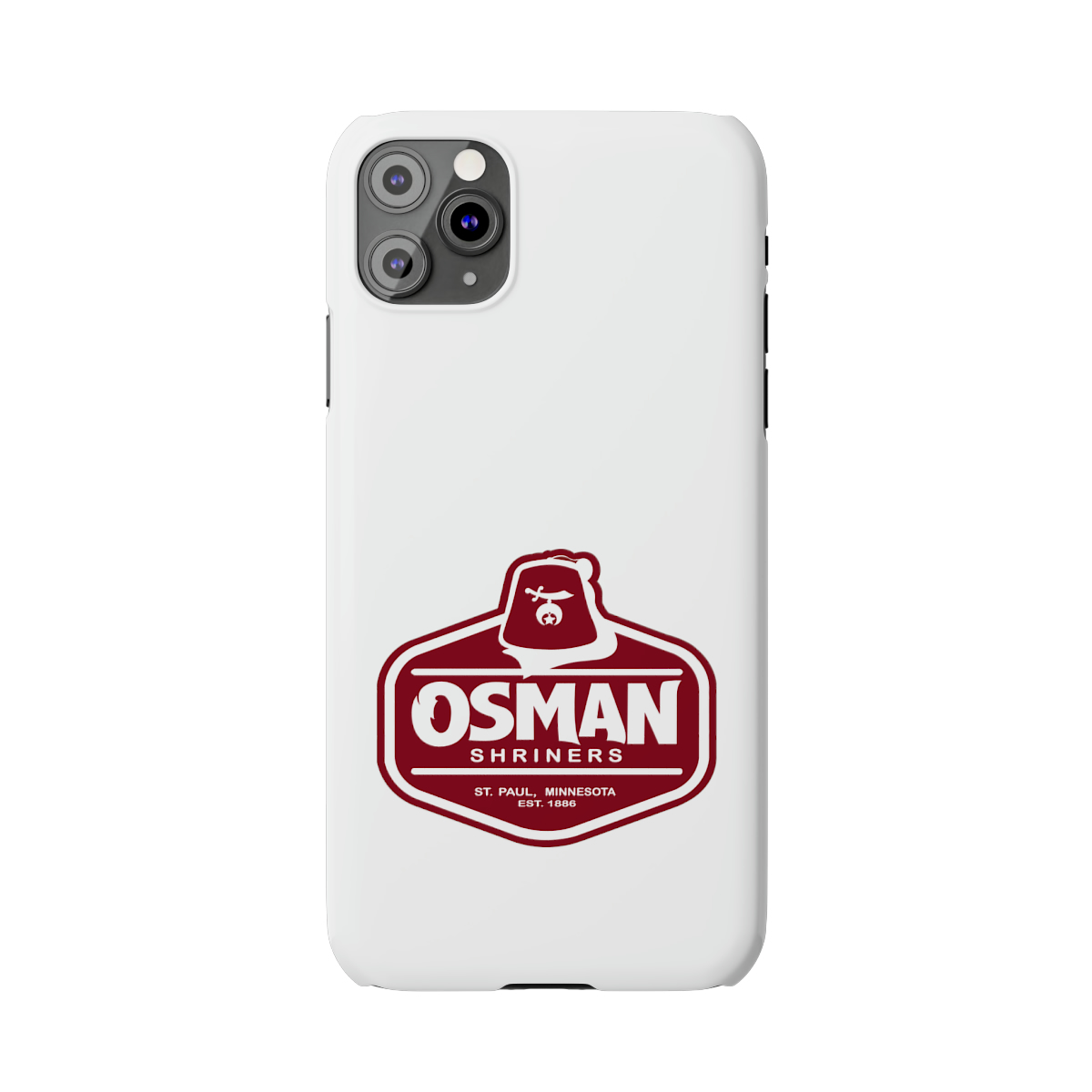 Osman Shrine Slim Phone Case White - Image 24