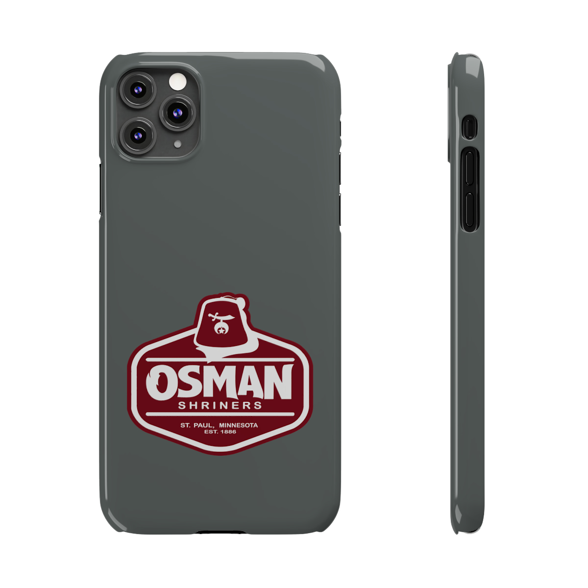 Osman Shrine Slim Phone Case Dark Grey - Image 23