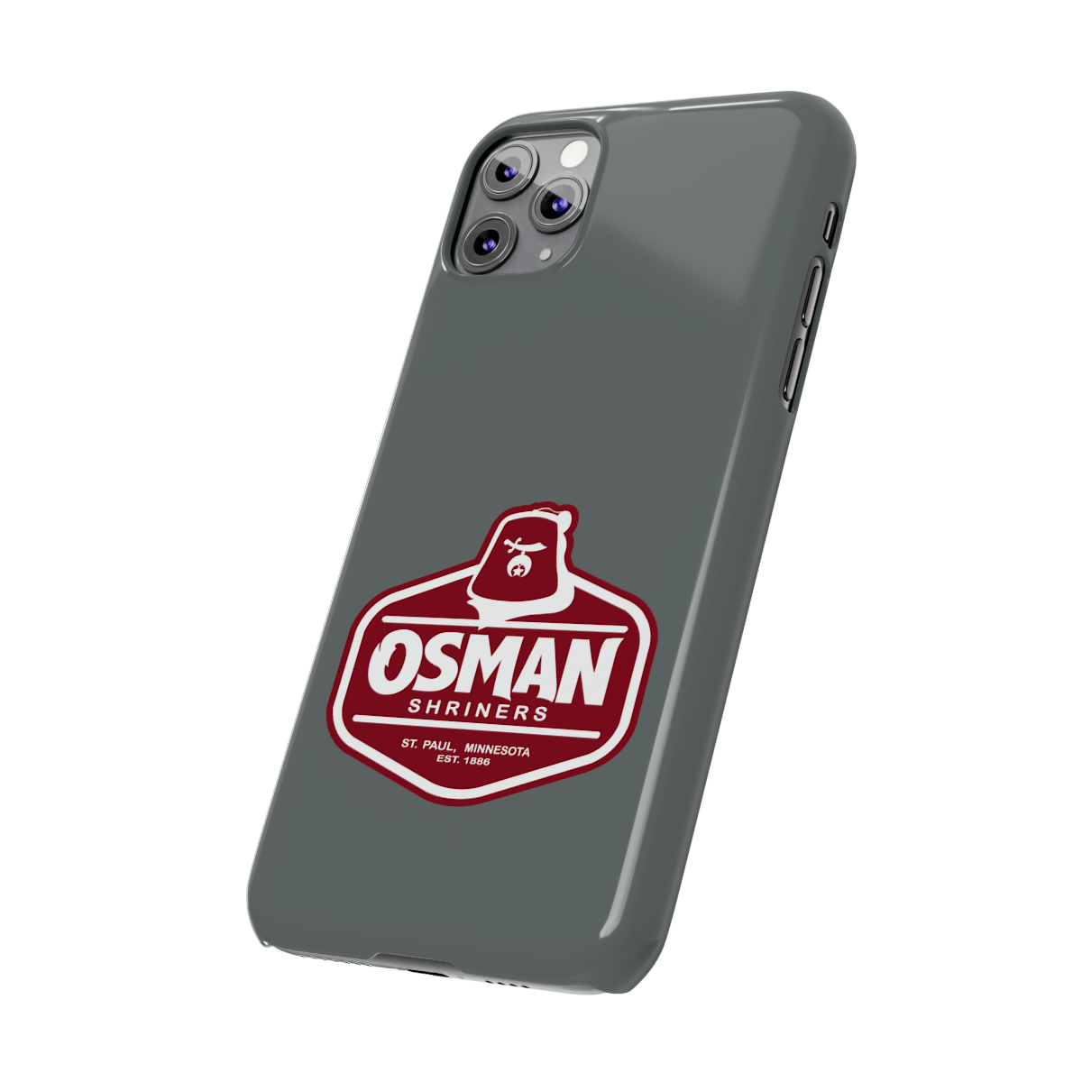 Osman Shrine Slim Phone Case Dark Grey - Image 25