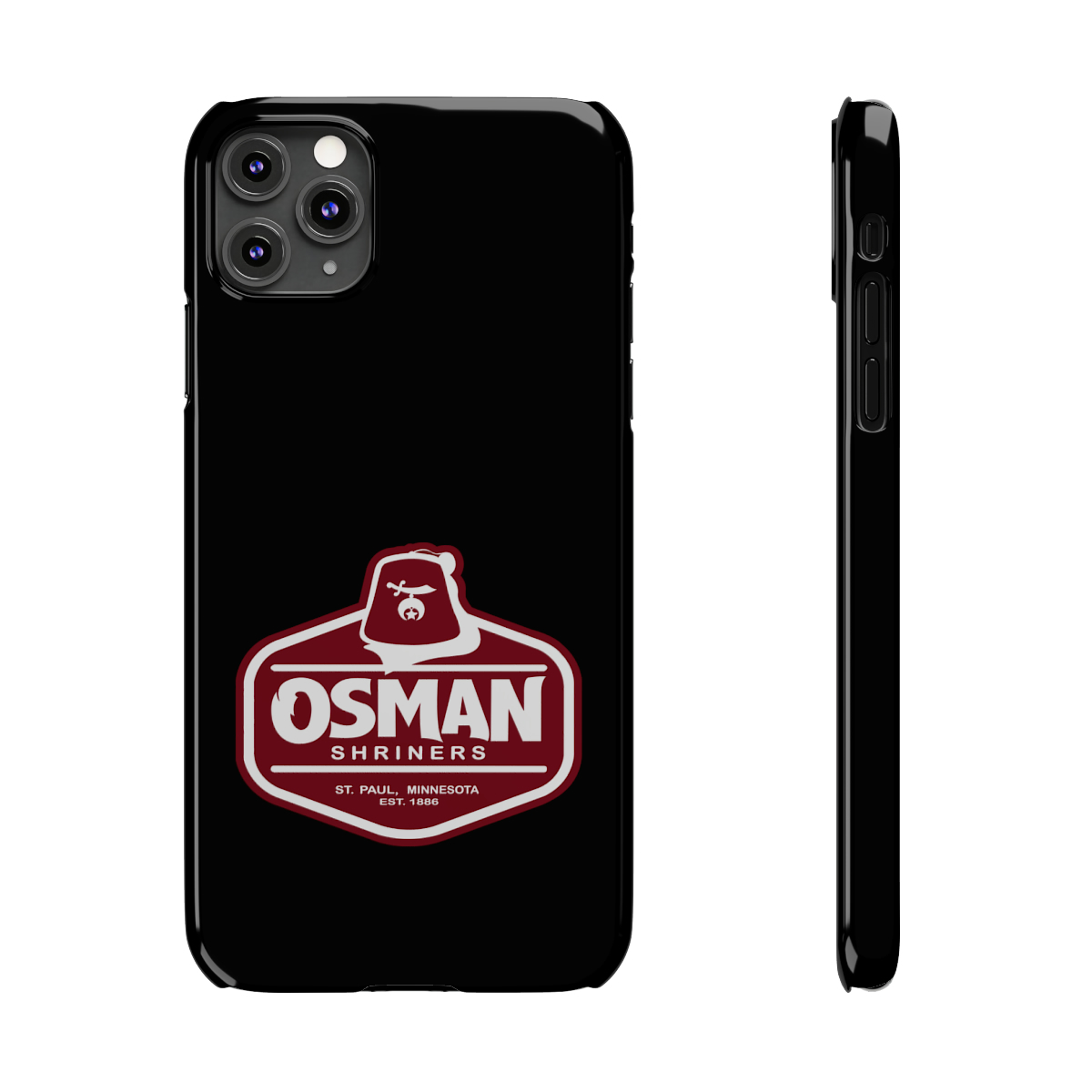 Osman Shrine Slim Phone Case Black - Image 23