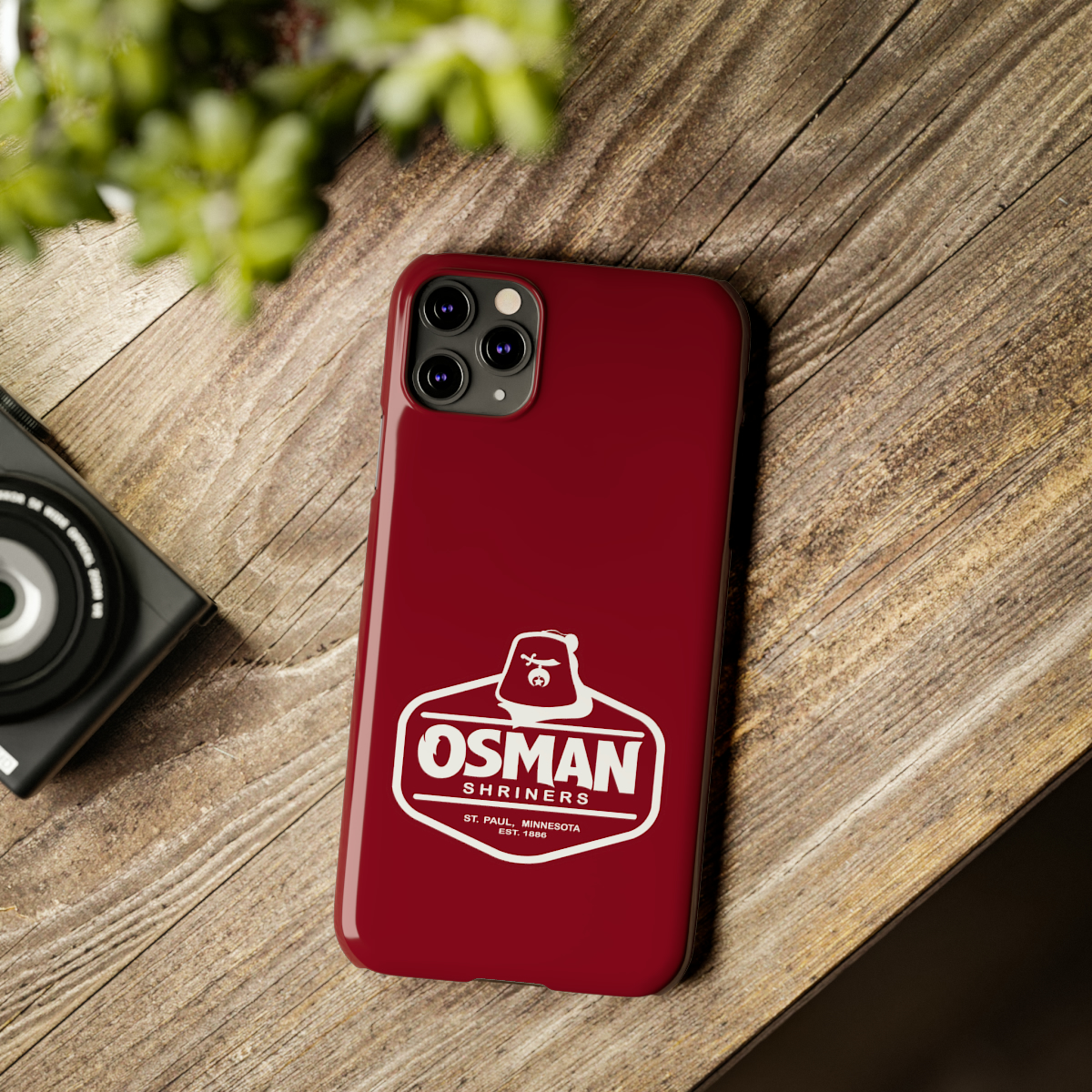 Osman Shrine Slim Phone Case Shrine Red - Image 26