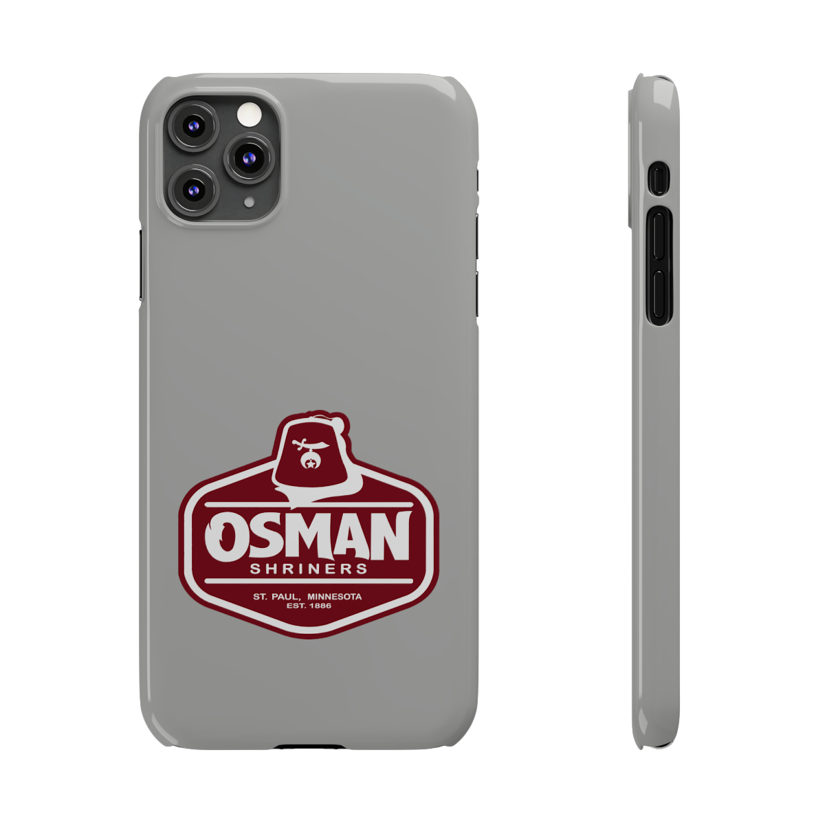 Osman Shrine Slim Phone Case Light Grey - Image 23