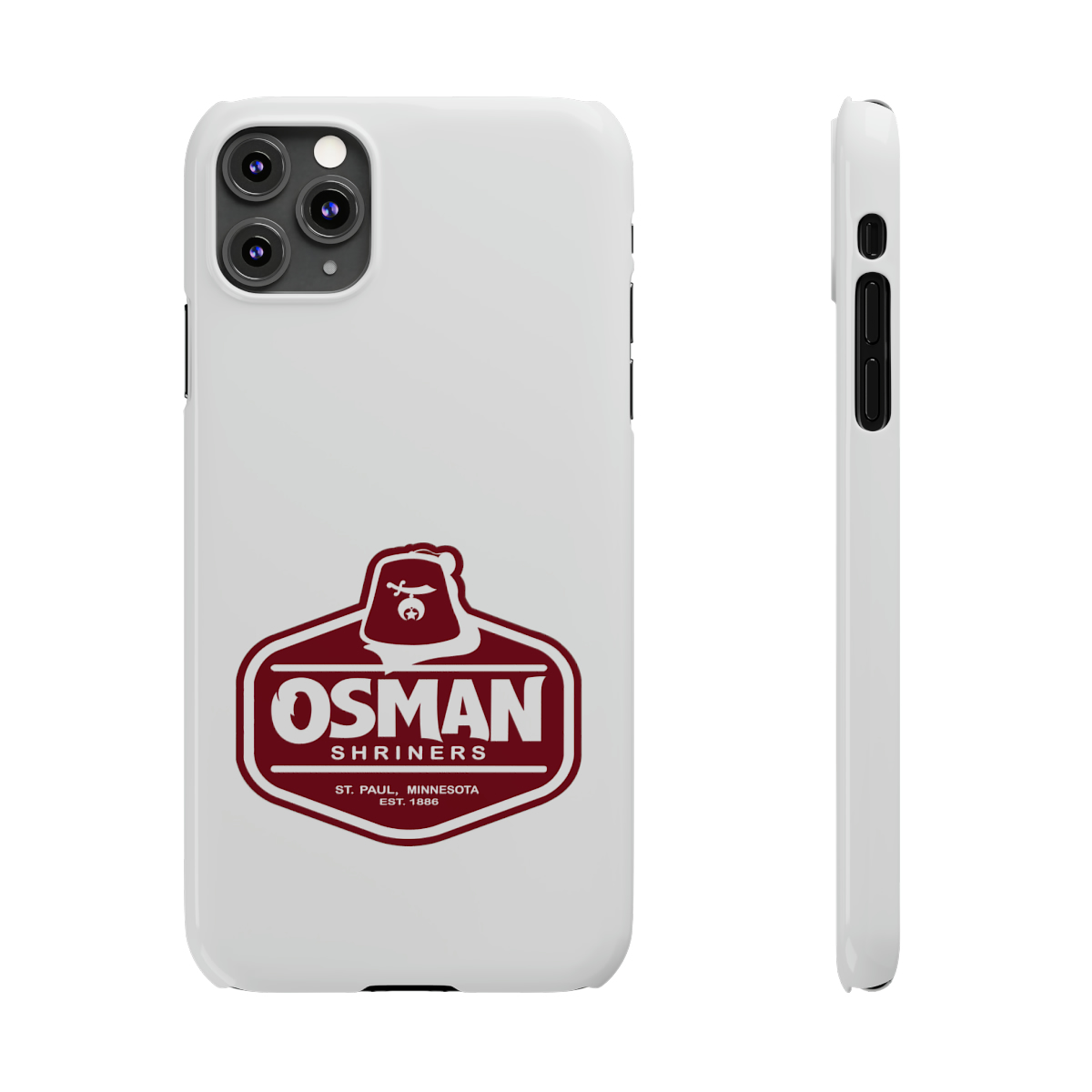 Osman Shrine Slim Phone Case White - Image 23