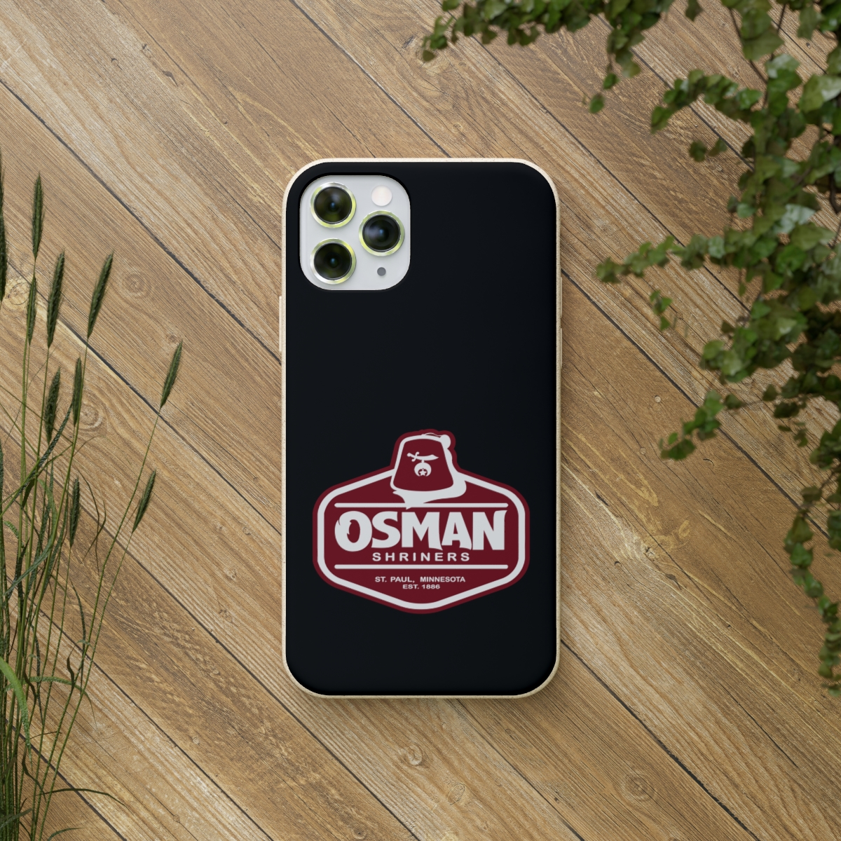 Osman Shrine Biodegradable Case Black - Image 87