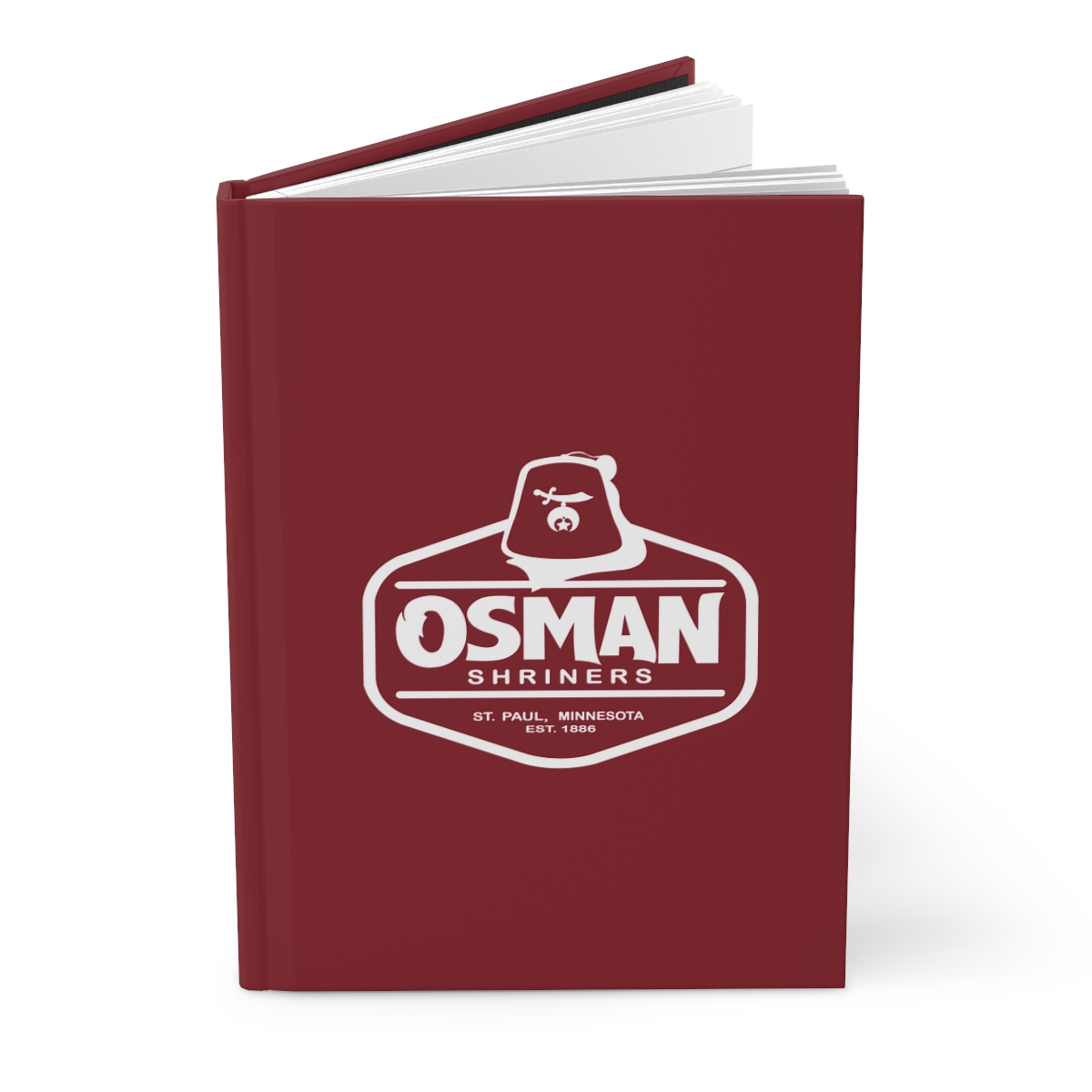 Osman Shrine Hardcover Journal Matte (Shrine Red) - Image 3