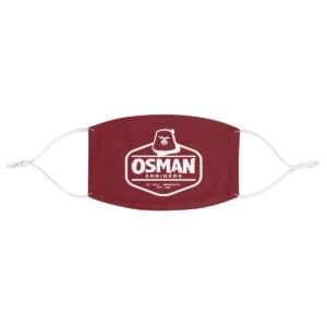 Osman Shrine Fabric Face Mask Shrine Red