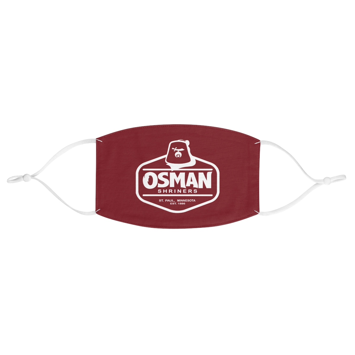 Osman Shrine Fabric Face Mask Shrine Red