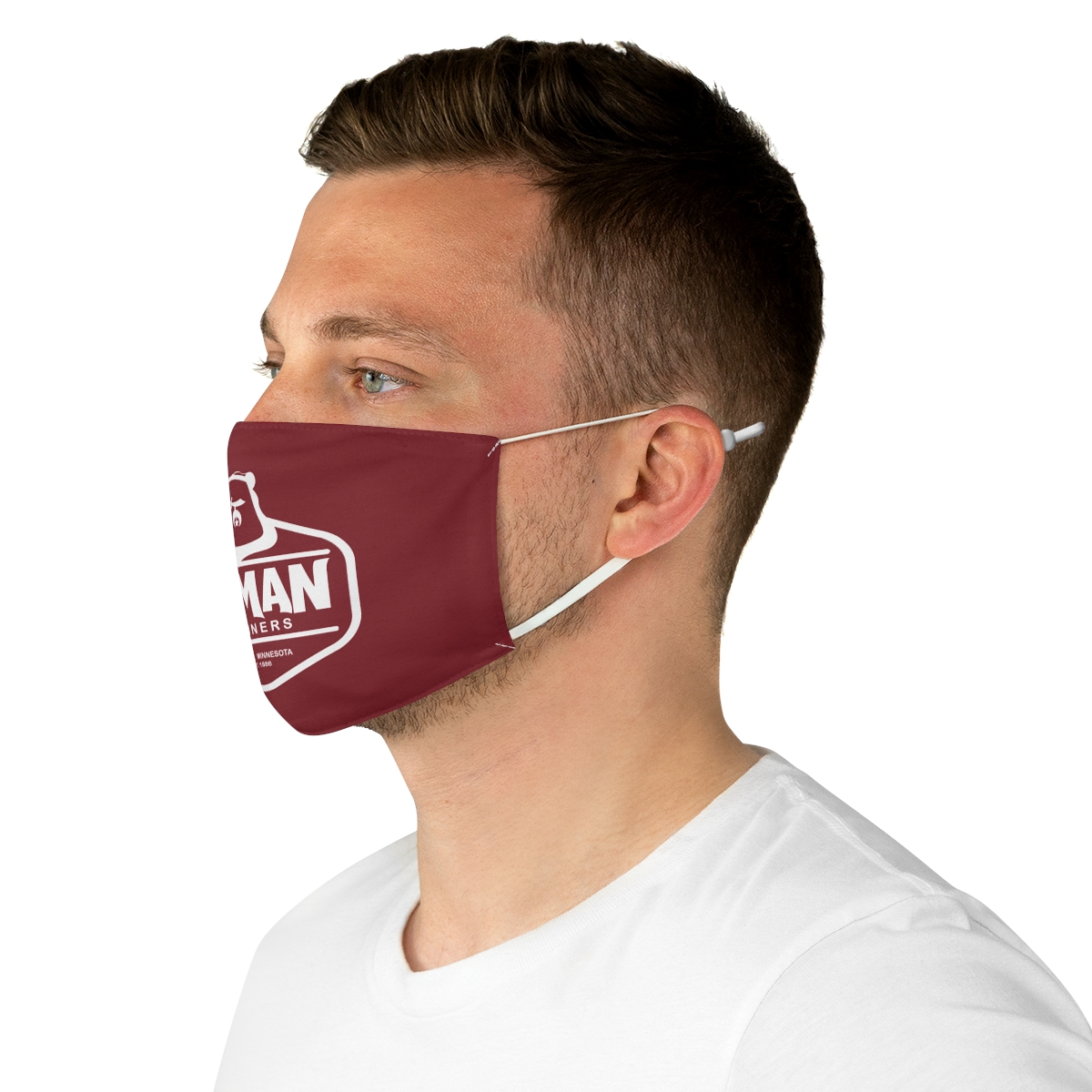 Osman Shrine Fabric Face Mask Shrine Red - Image 5