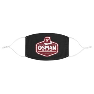 Osman Shrine Fabric Face Mask Shrine Black