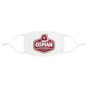 Osman Shrine Fabric Face Mask White