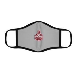 Osman Shrine Fitted Polyester Face Mask Light Grey