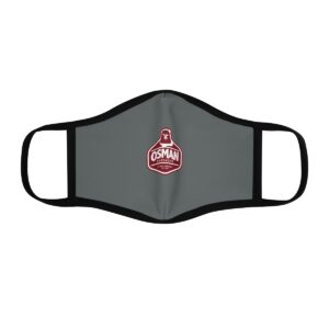 Osman Shrine Fitted Polyester Face Mask Dark Grey