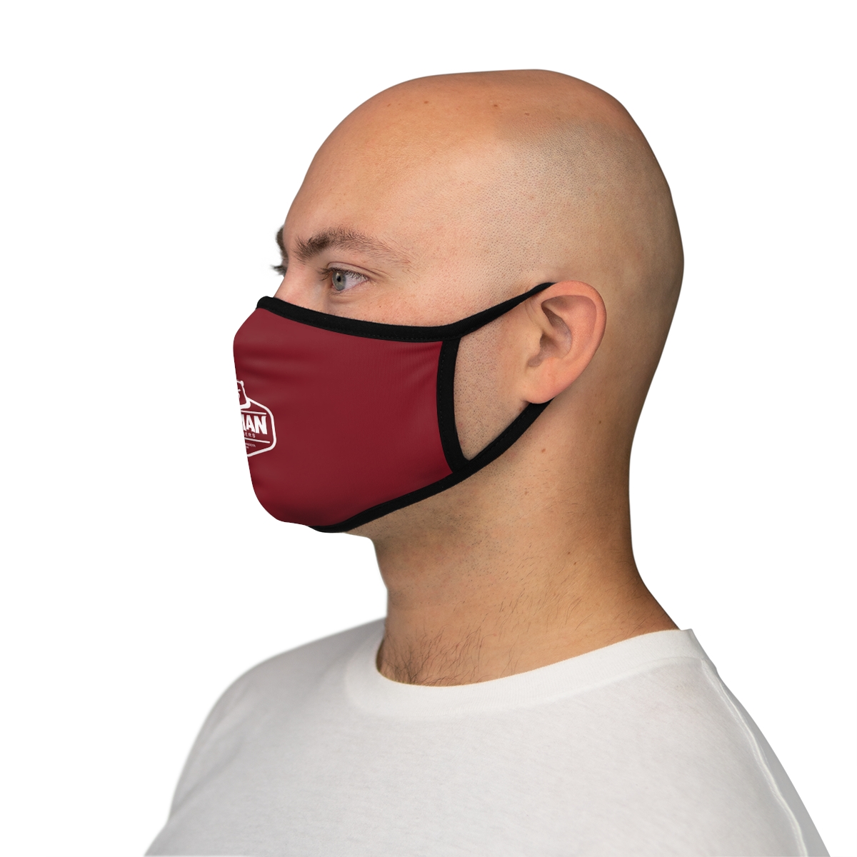 Osman Shrine Fitted Polyester Face Mask Shrine Red - Image 3