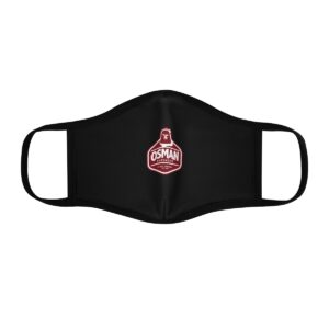 Osman Shrine Fitted Polyester Face Mask Black