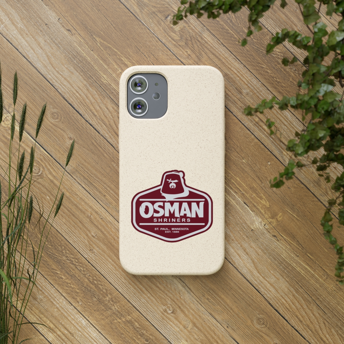 Osman Shrine Biodegradable Case White - Image 125