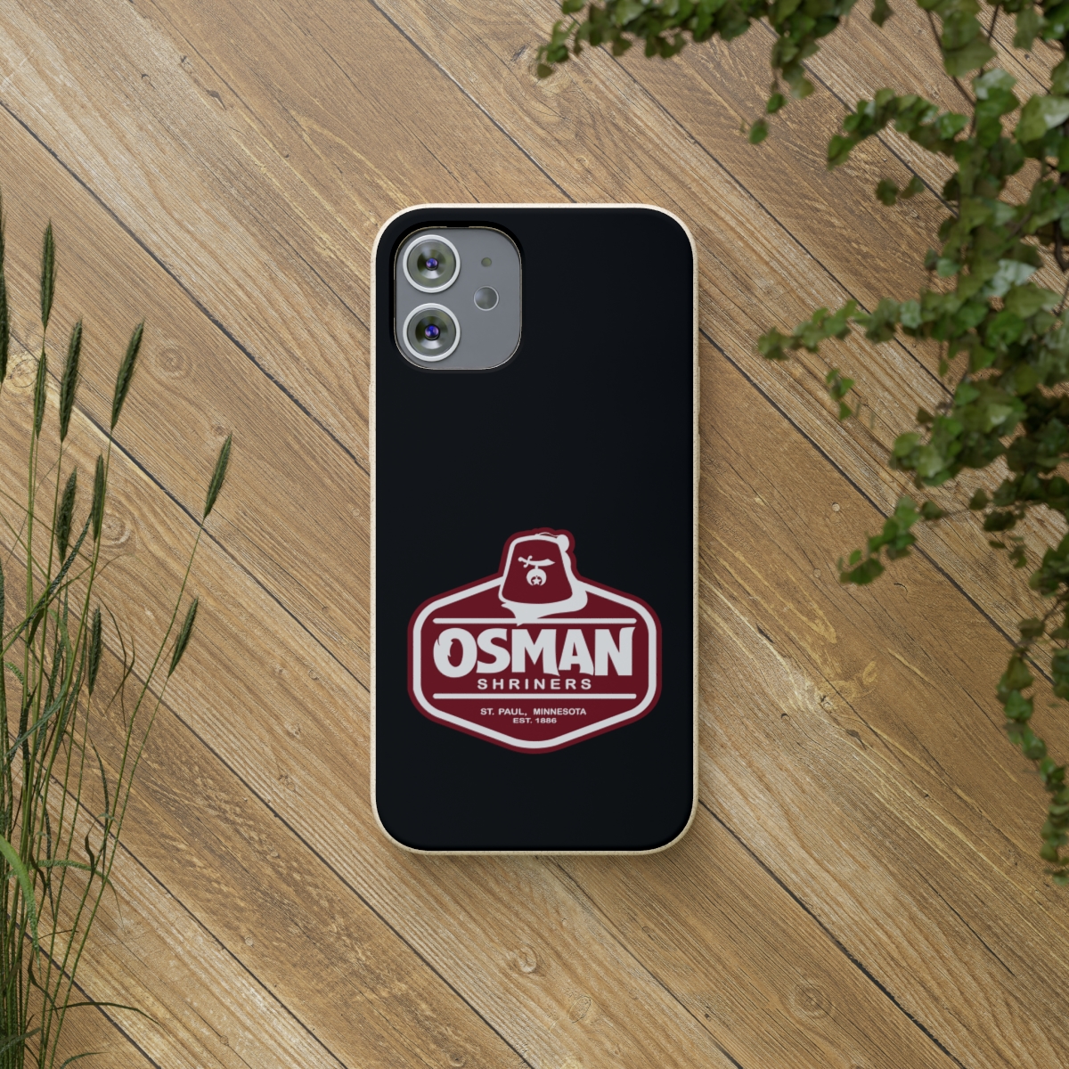 Osman Shrine Biodegradable Case Black - Image 125
