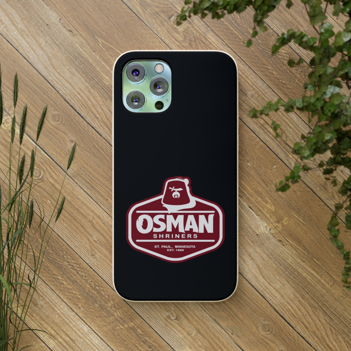 Osman Shrine Biodegradable Case Black - Image 137