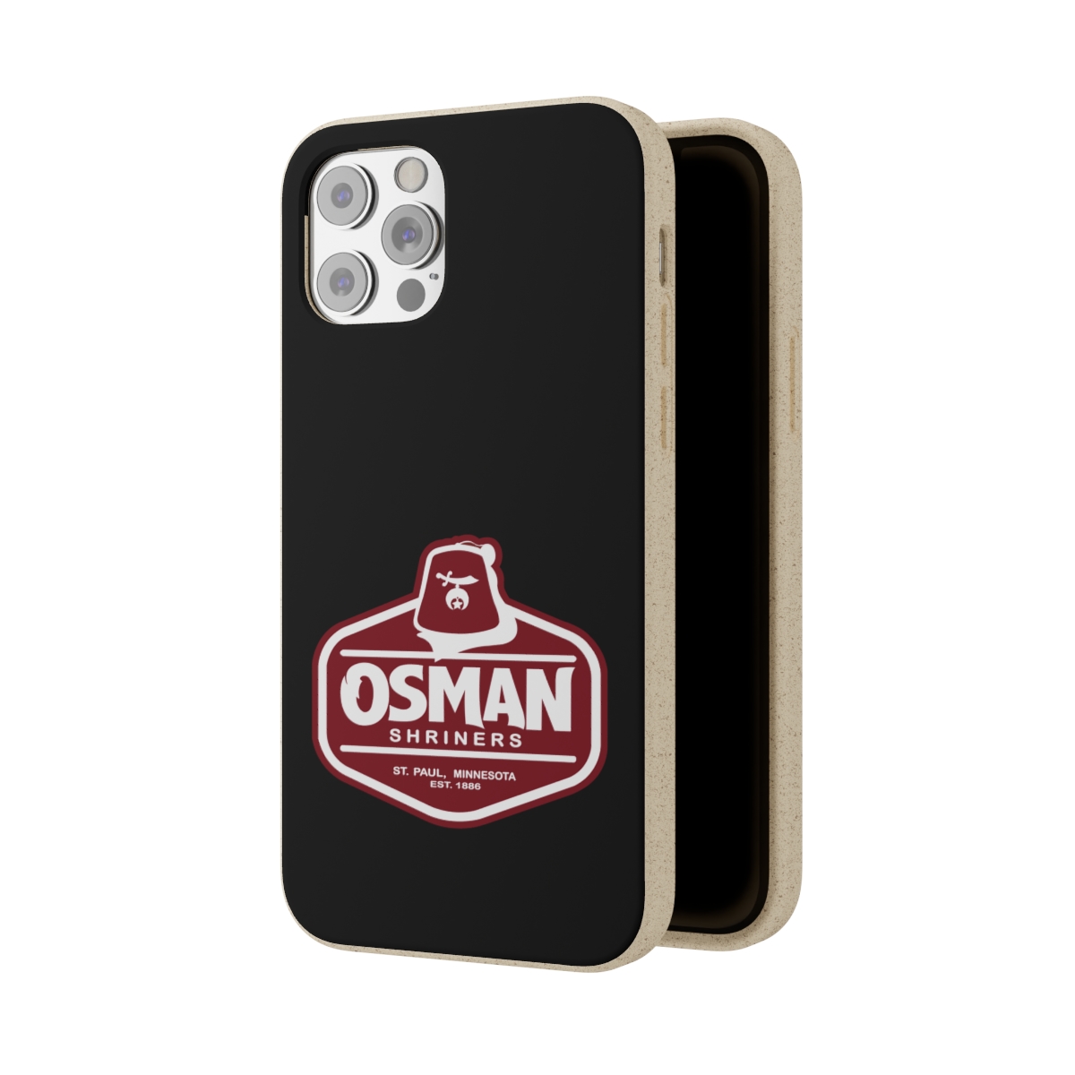Osman Shrine Biodegradable Case Black - Image 130