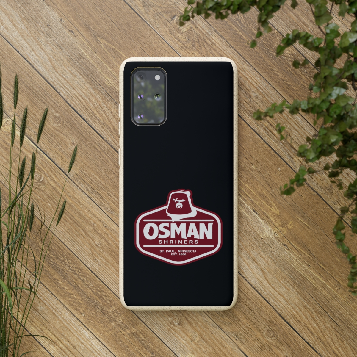 Osman Shrine Biodegradable Case Black - Image 50