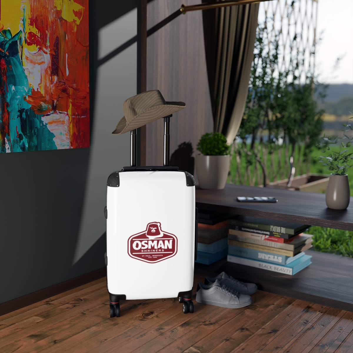 Osman Shrine Suitcase 3 Sizes (White) - Image 24