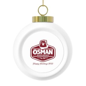 Osman Shrine Christmas Ball Ornament