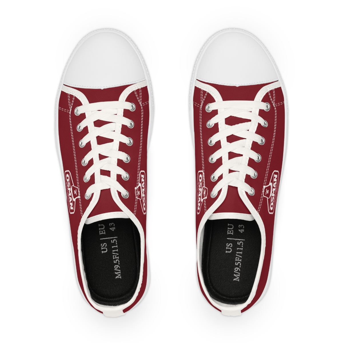 Osman Shrine Men's Low Top Sneakers - Image 2