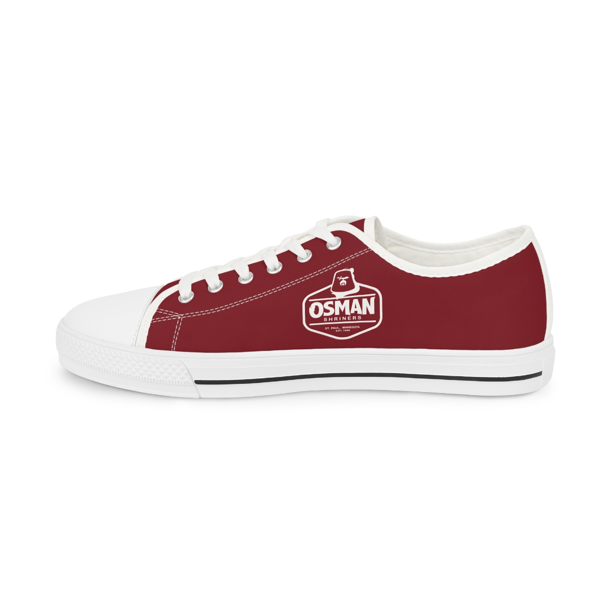 Osman Shrine Men's Low Top Sneakers - Image 4
