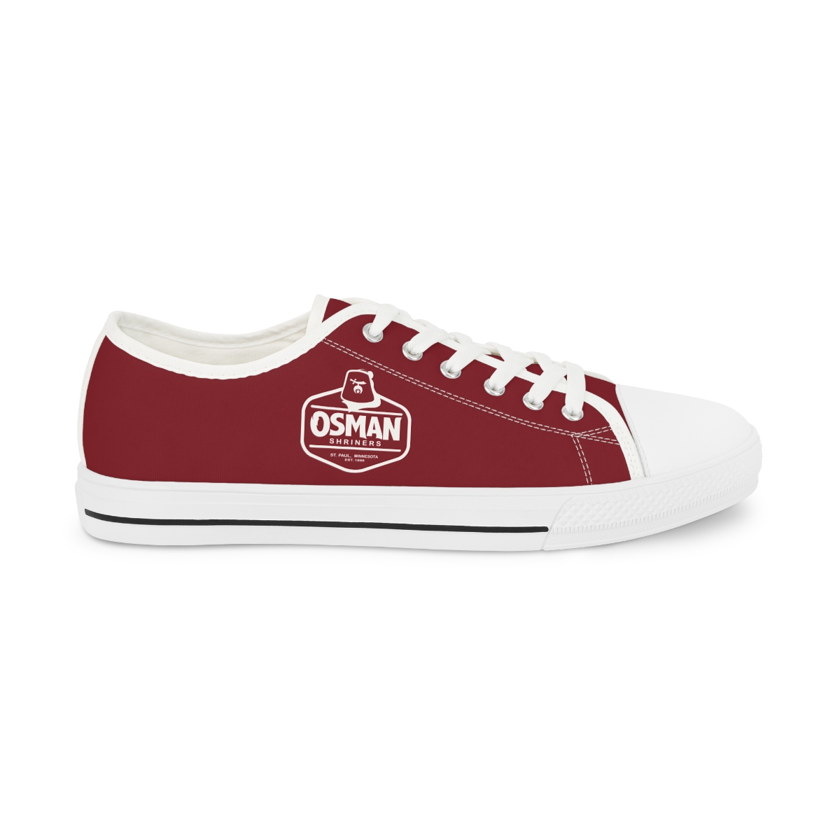 Osman Shrine Men's Low Top Sneakers - Image 5