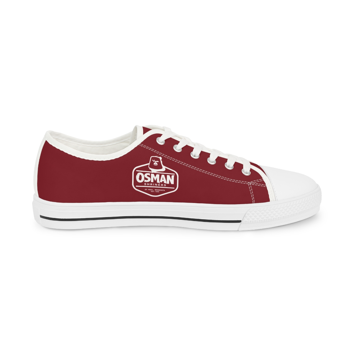 Osman Shrine Men's Low Top Sneakers - Image 7