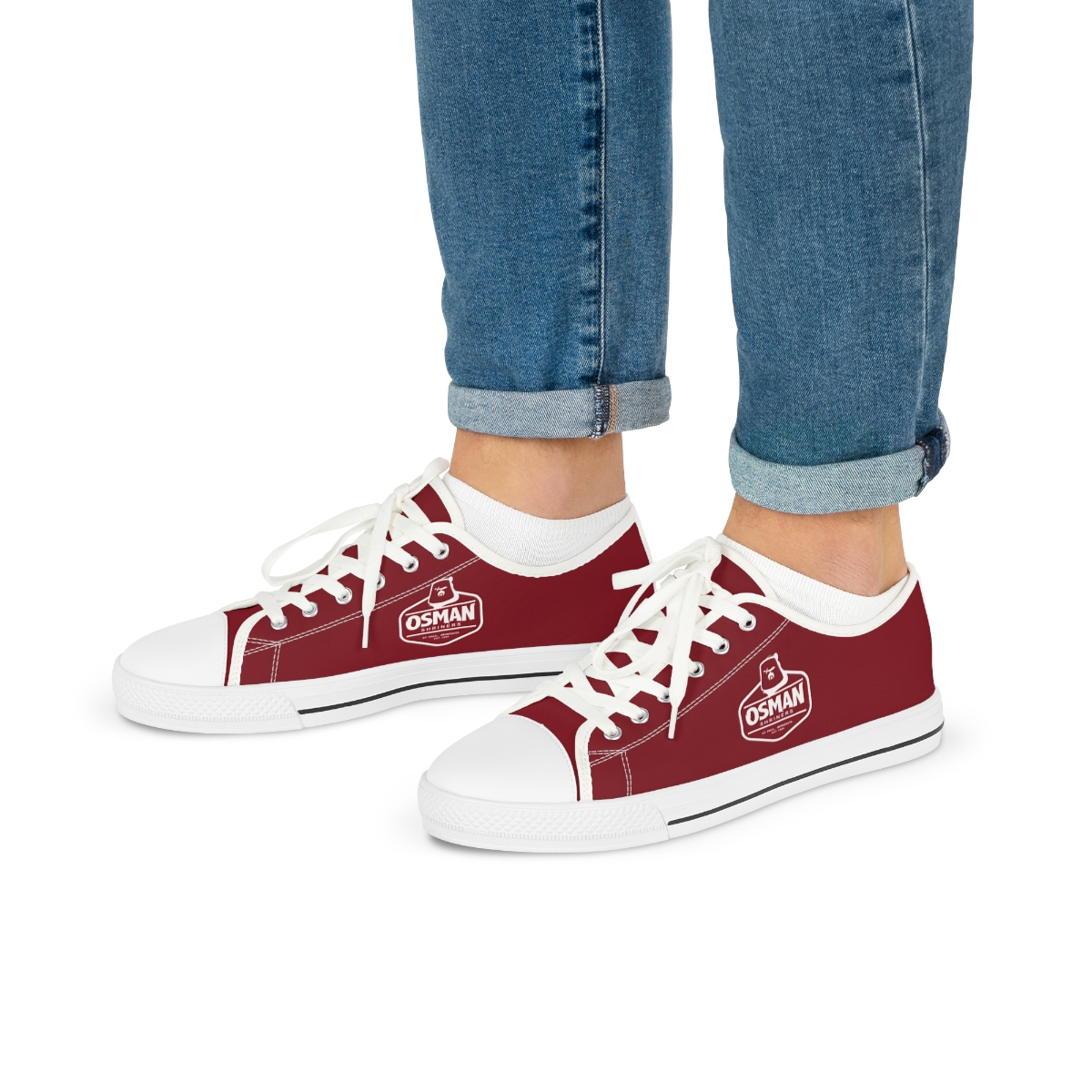 Osman Shrine Men's Low Top Sneakers - Image 8