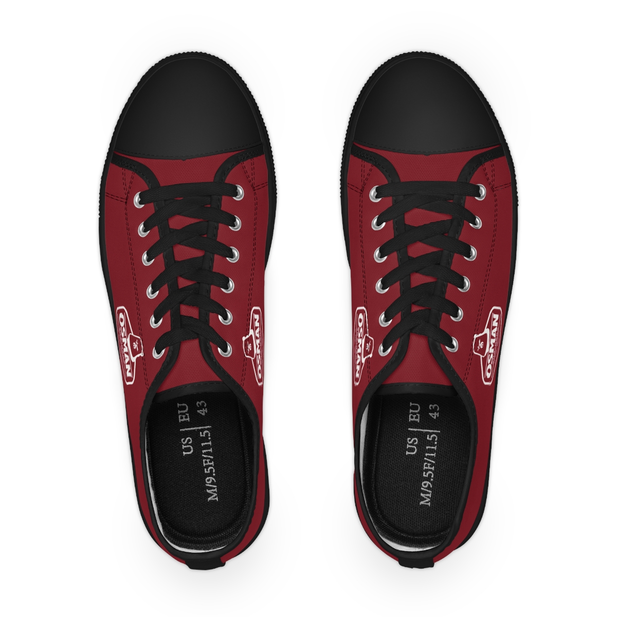 Osman Shrine Men's Low Top Sneakers - Image 10