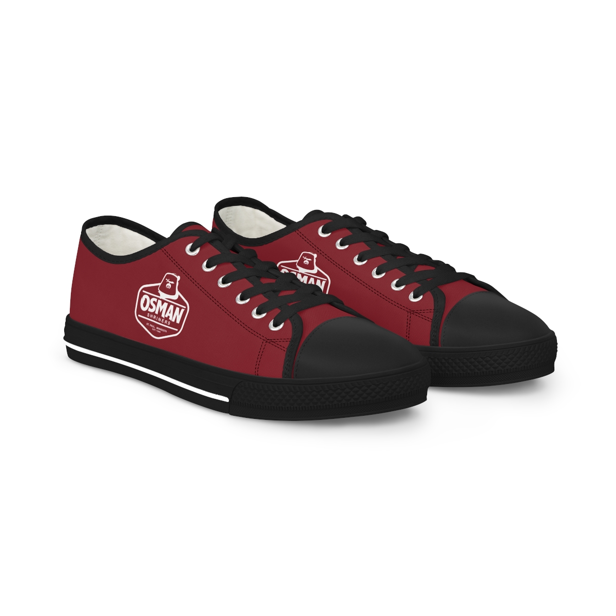 Osman Shrine Men's Low Top Sneakers - Image 9
