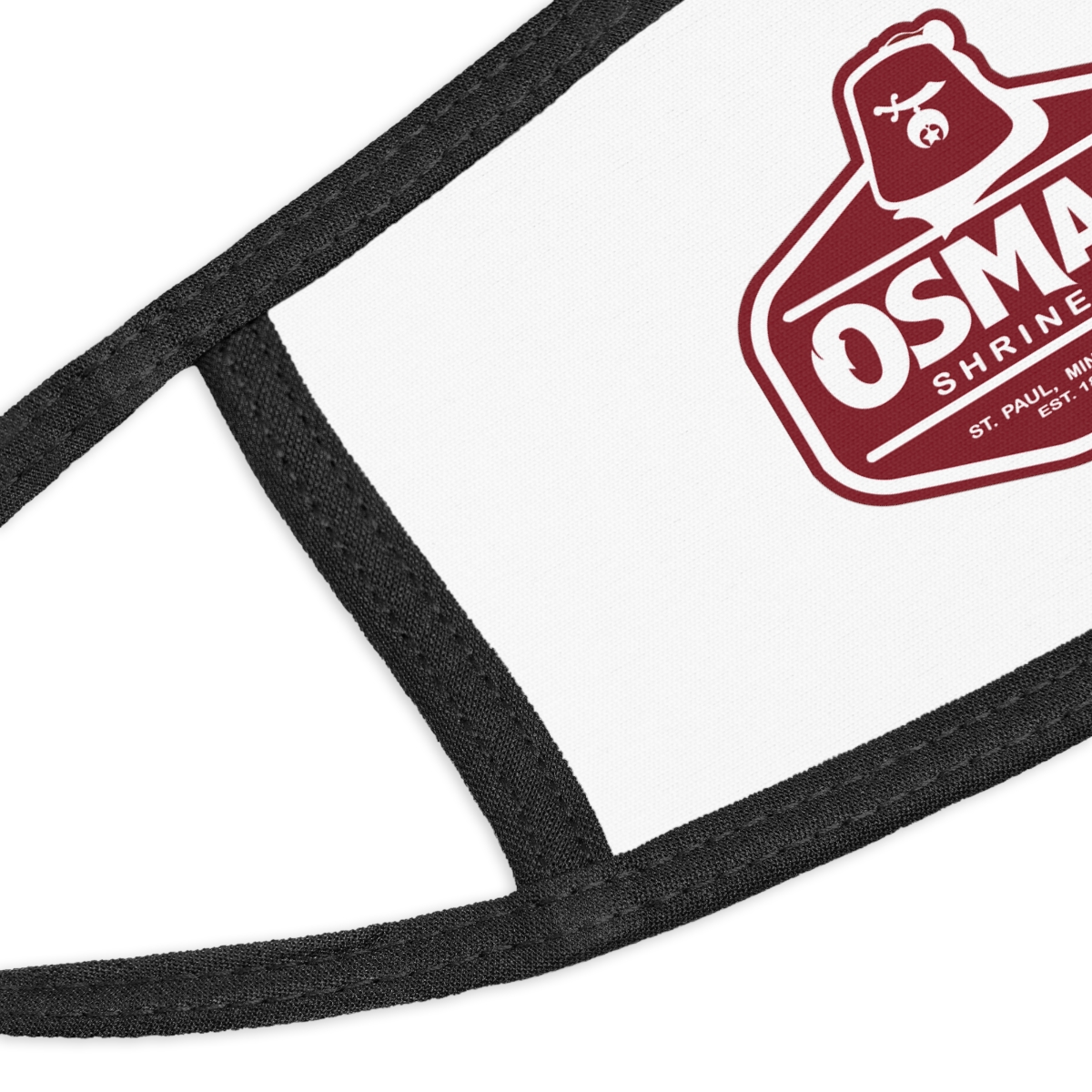 Osman Shrine Kid's Face Mask White - Image 3