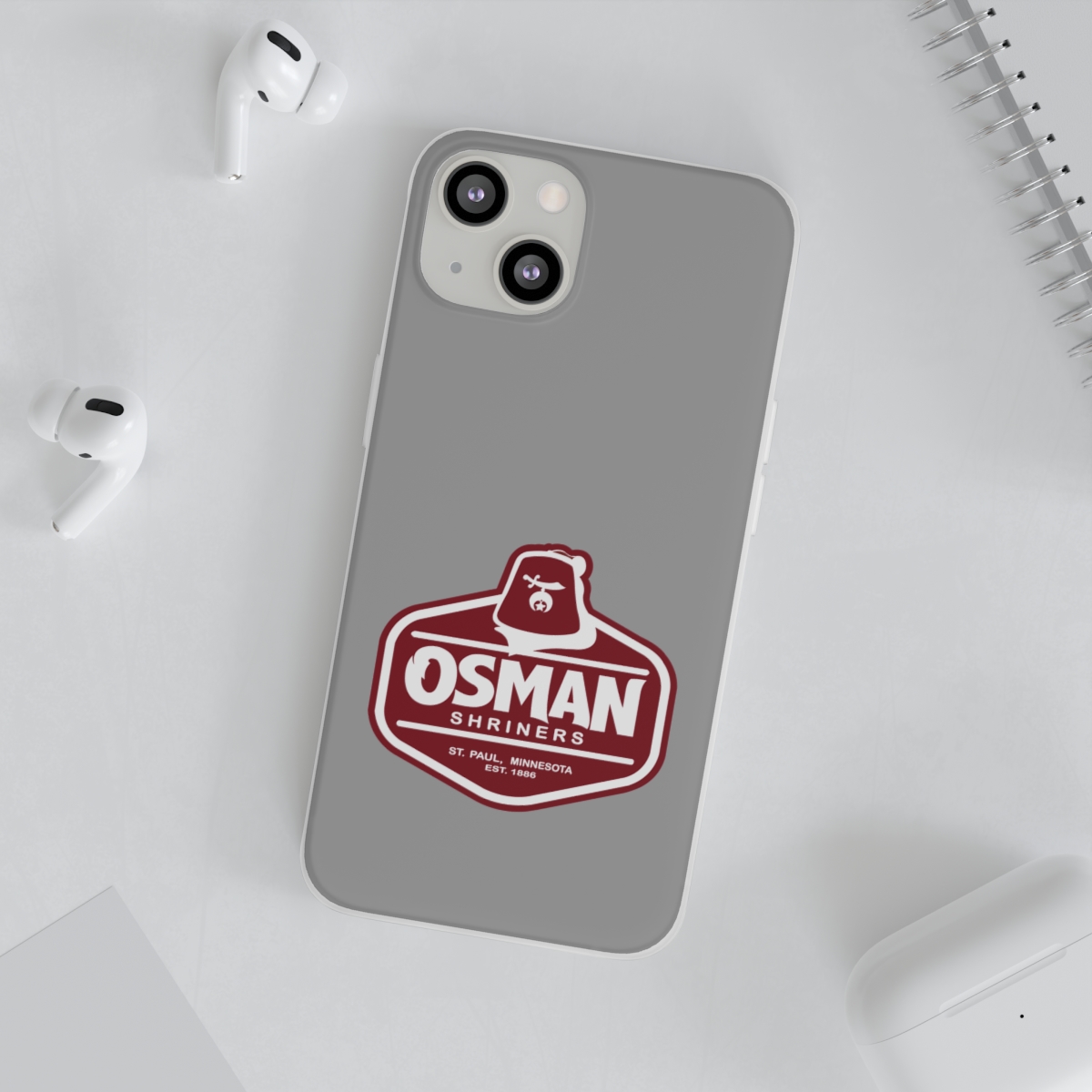 Osman Shrine Flexi Case Light Grey - Image 105