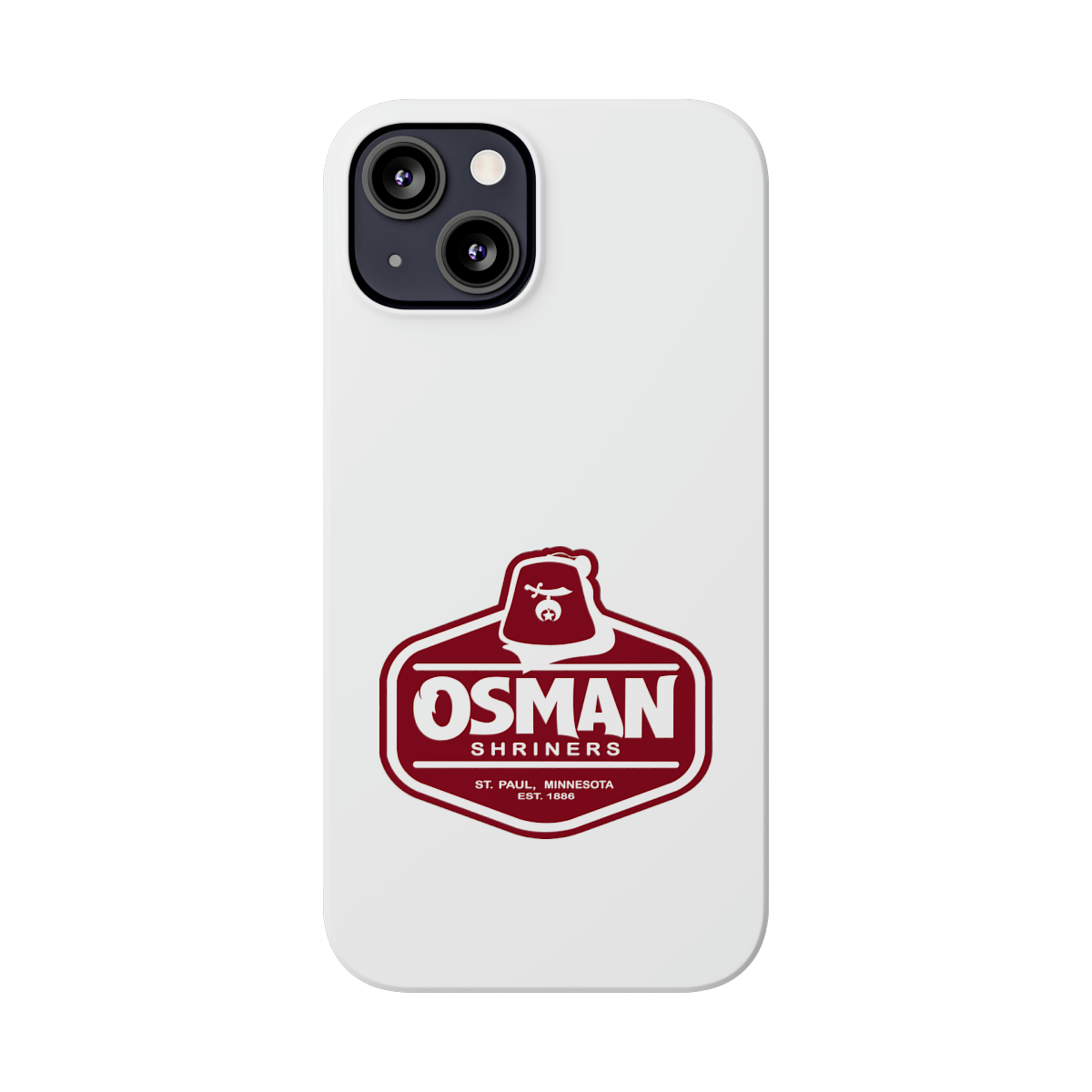 Osman Shrine Slim Phone Case White - Image 29