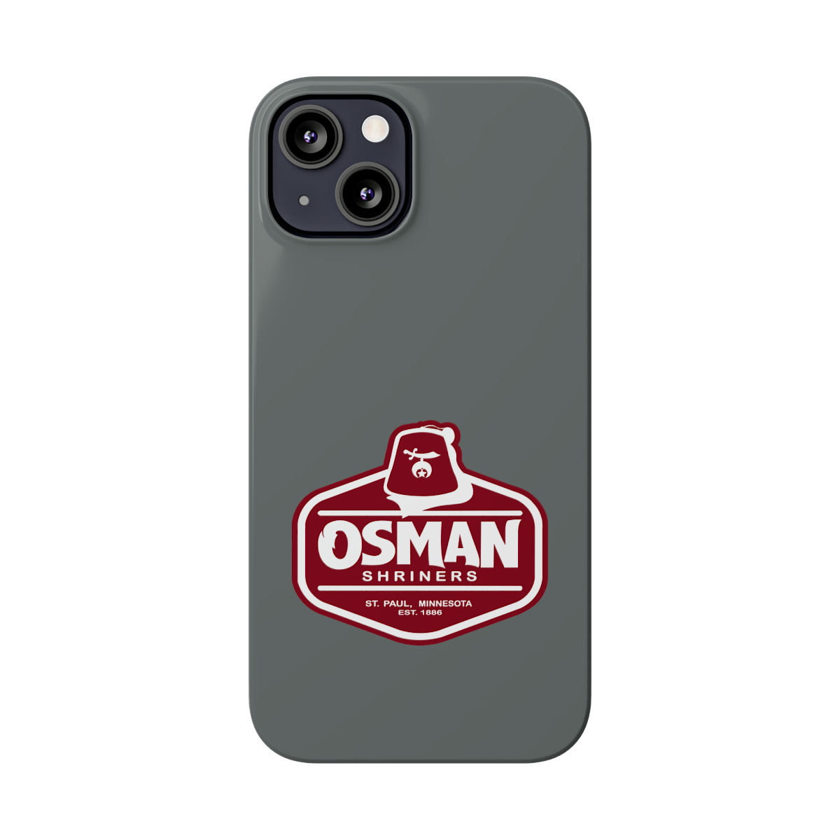 Osman Shrine Slim Phone Case Dark Grey - Image 29