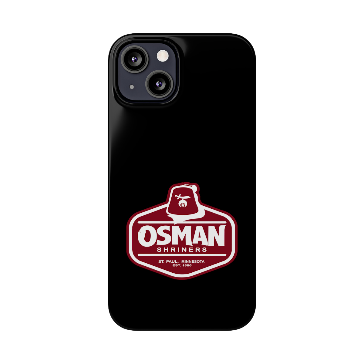 Osman Shrine Slim Phone Case Black - Image 29