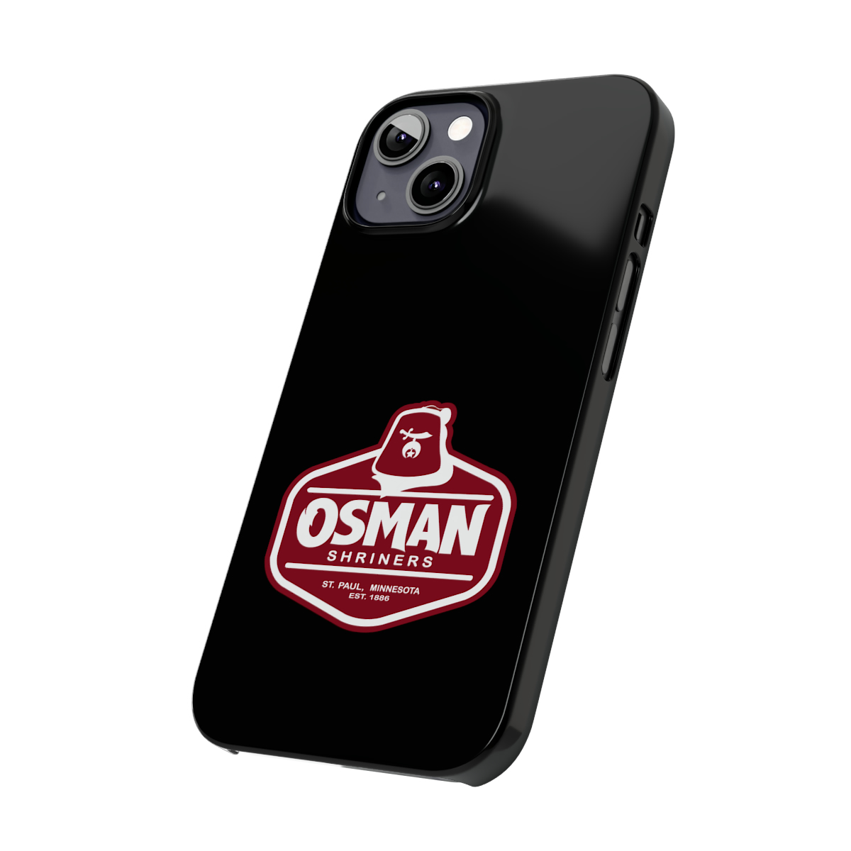 Osman Shrine Slim Phone Case Black - Image 30