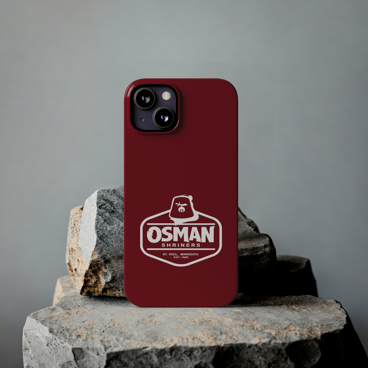 Osman Shrine Slim Phone Case Shrine Red - Image 32