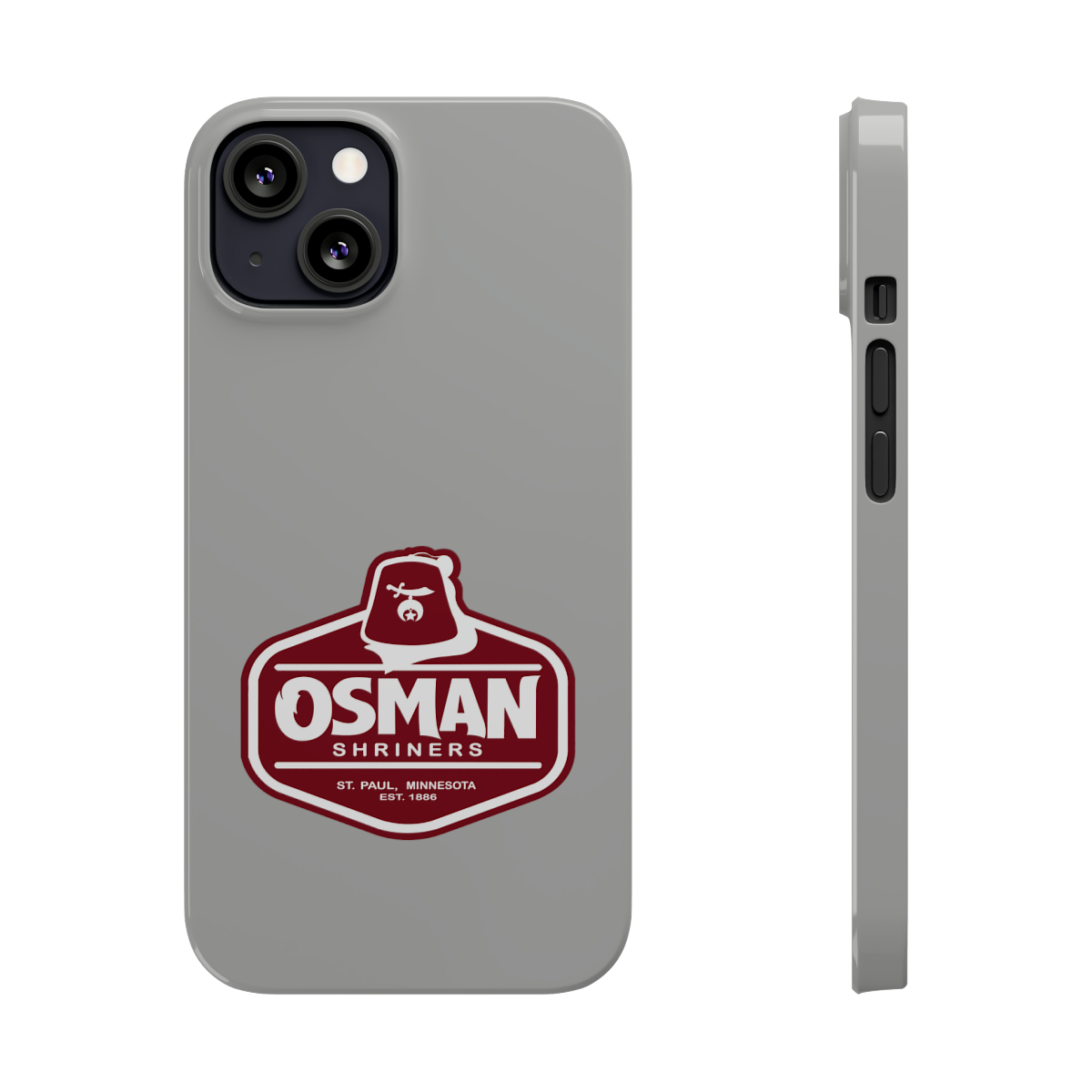 Osman Shrine Slim Phone Case Light Grey - Image 28